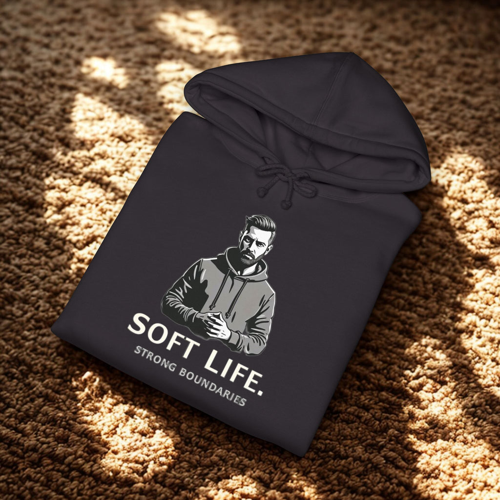 Soft S.M.S Life Hoodie — 'Soft Life. Strong Boundaries.' Graphic Hoodie