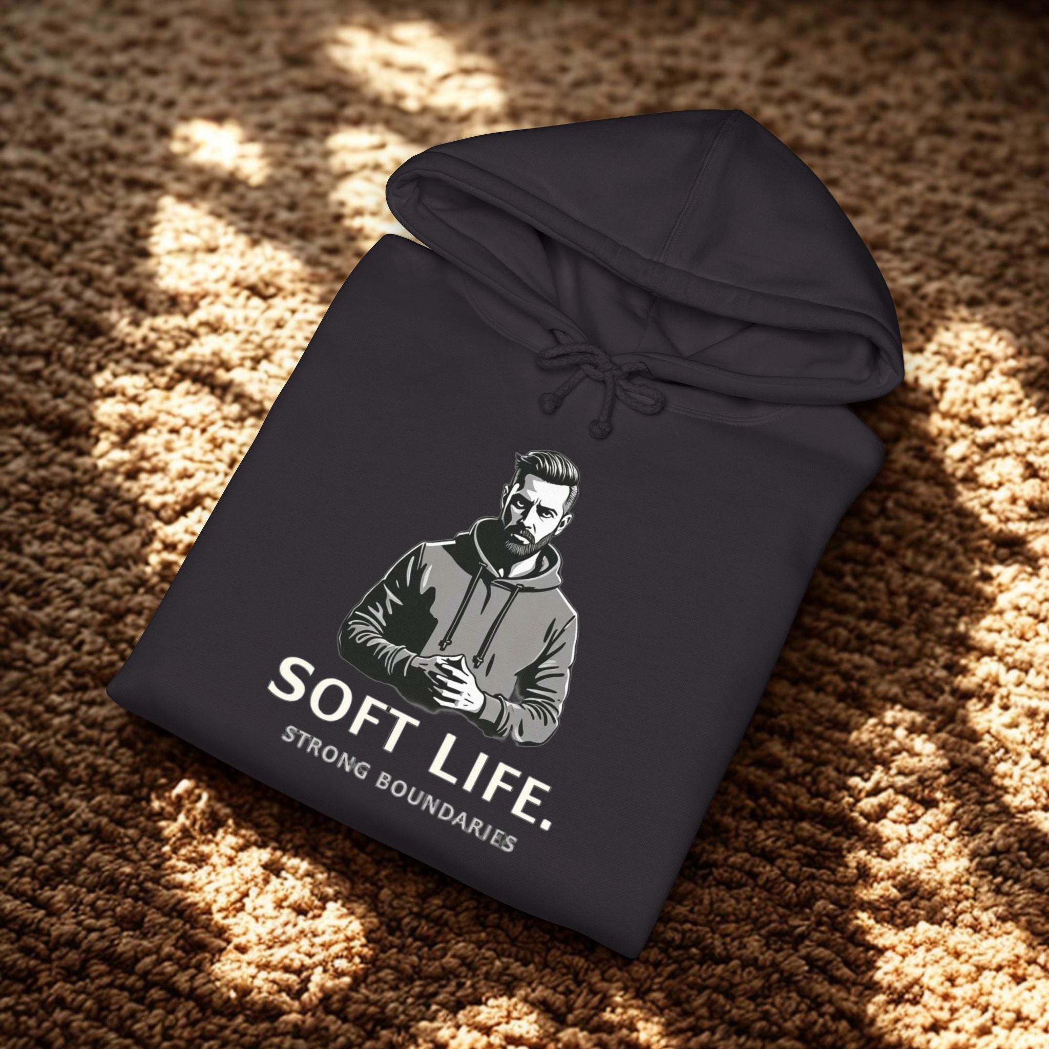 Soft S.M.S Life Hoodie — 'Soft Life. Strong Boundaries.' Graphic Hoodie