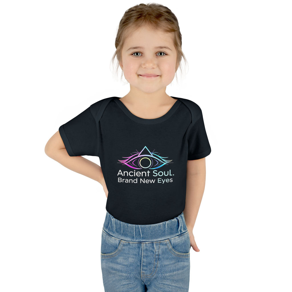 Infant Bodysuit - "Ancient Soul. Brand New Eyes" Mystical Eye Baby One-Piece