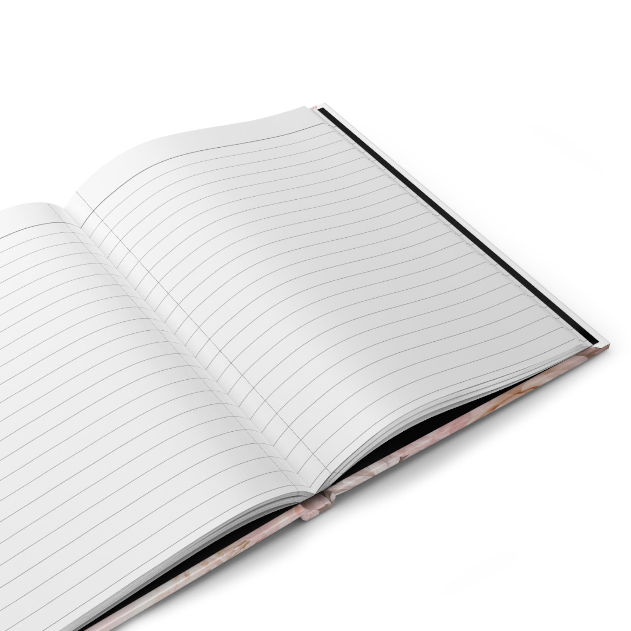 Disciplined Hardcover Journal — 'Disciplined: Grounded and Unmoved' Floral Mountain Notebook for Daily Reflection
