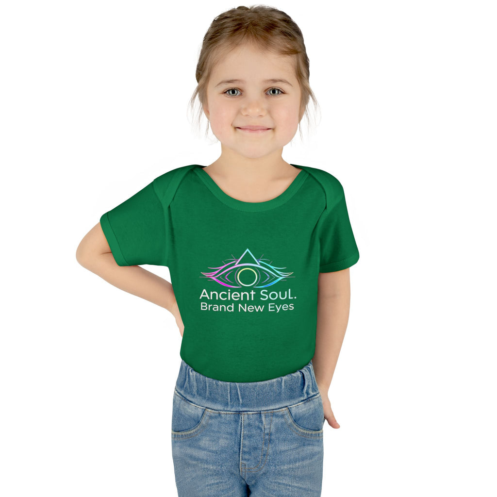 Infant Bodysuit - "Ancient Soul. Brand New Eyes" Mystical Eye Baby One-Piece