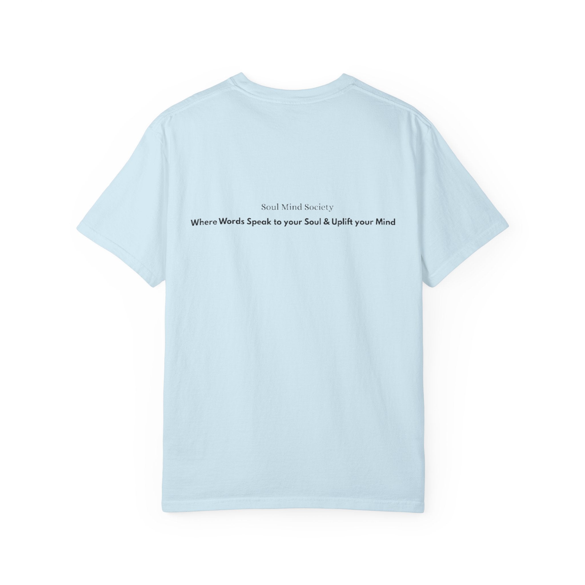 Soul Mind galactic skull illustration T-Shirt | spiritual logo tee