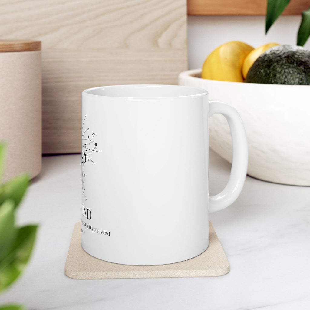 Soul Mind celestial face mug | spiritual astrology ceramic mug