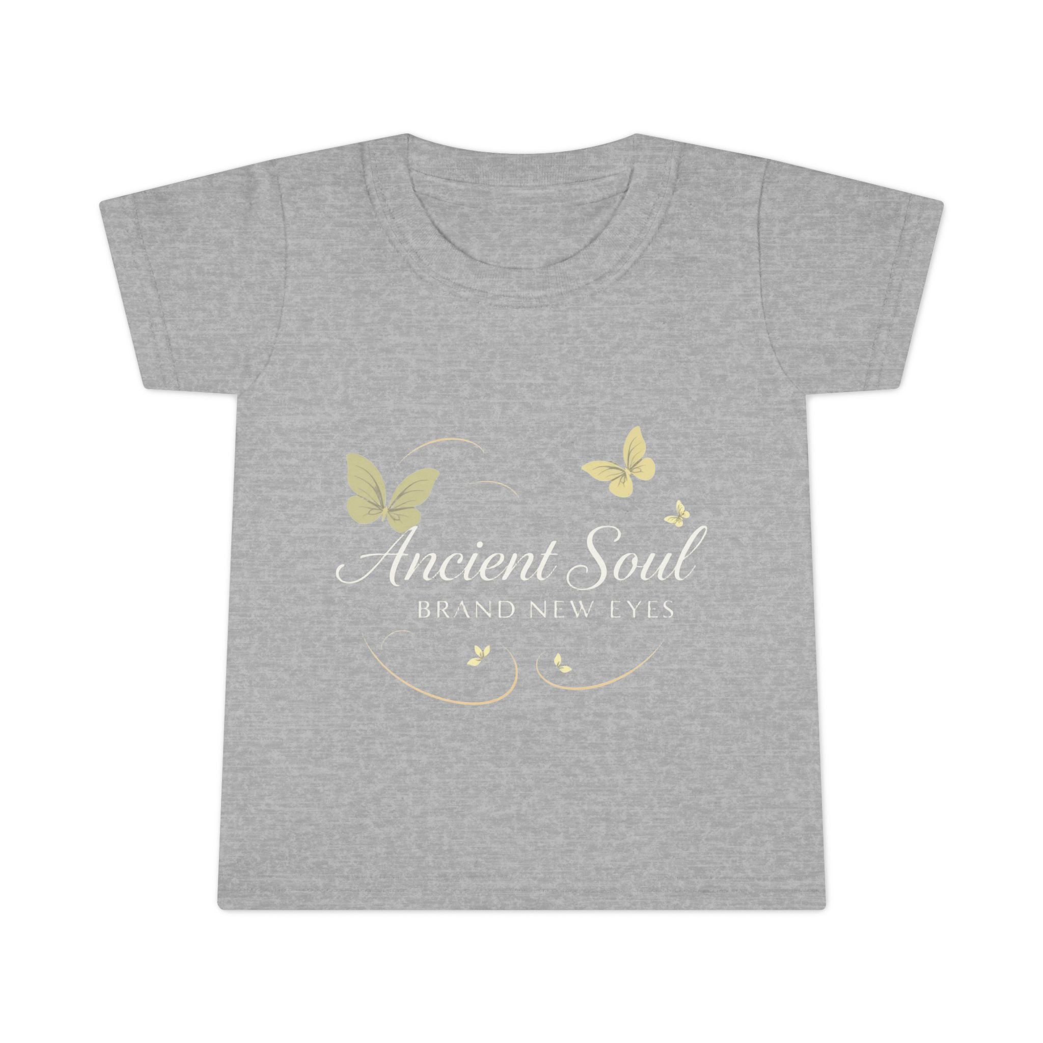 Ancient Soul Toddler T-Shirt – Butterfly Graphic, Spiritual Baby Gift