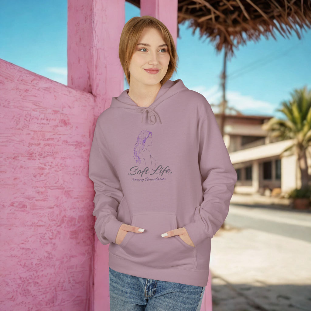 S.M.S Soft-Spoken Hoodie — 'Soft. Safe.' Comfort Fleece