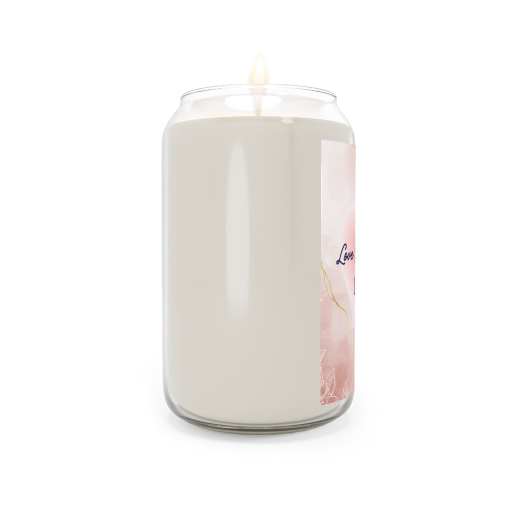 Soy Candle — "Love Begins Within the Soul" Scented 13.75oz