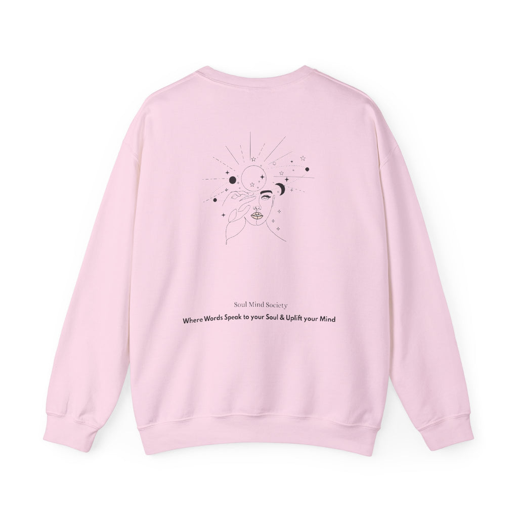 Be Uplifted Script Arrow sweatshirt | Soul Mind Illustration Sweatshirt