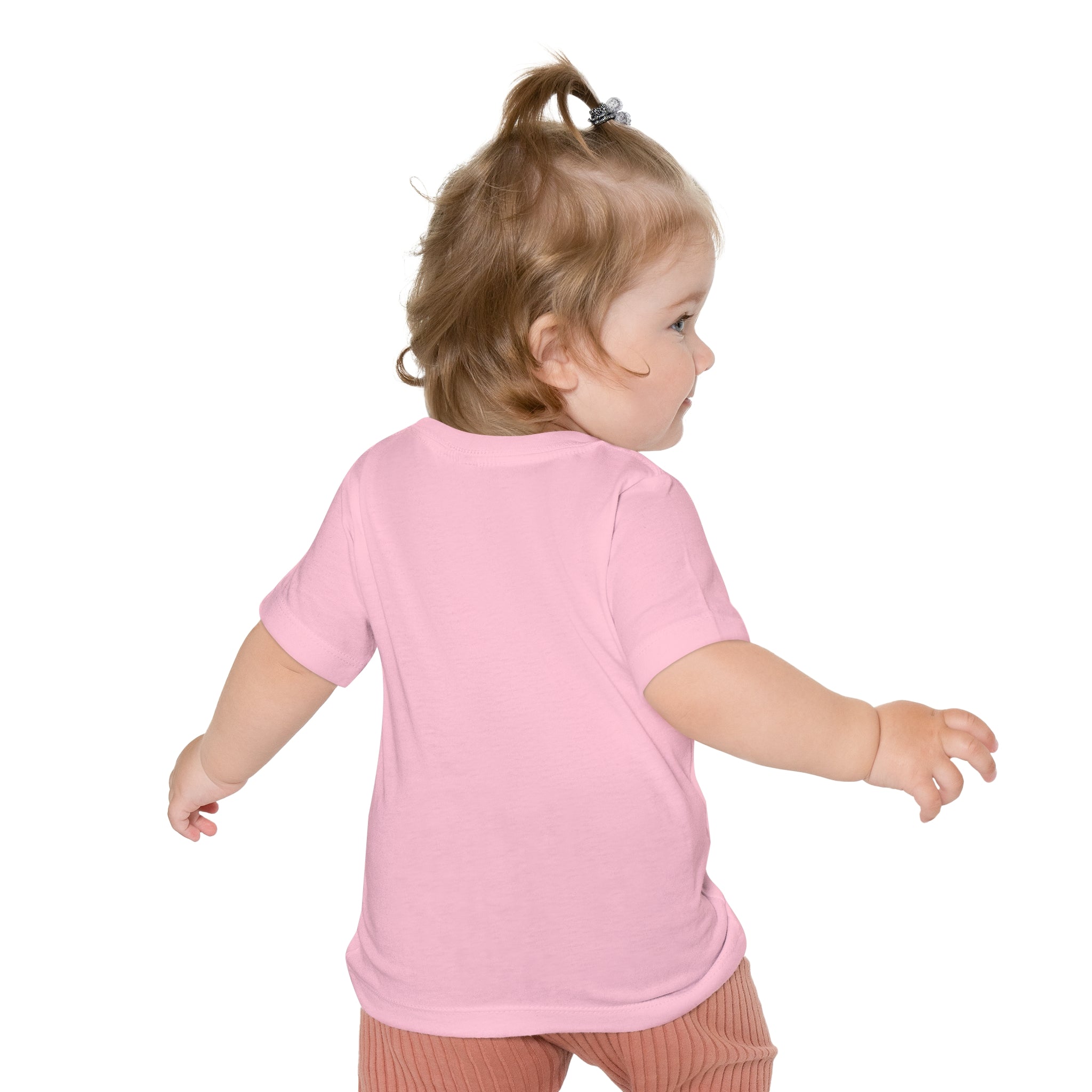 Baby T-Shirt — "Woven from Stardust and Intention" Colorful Cosmic Graphic