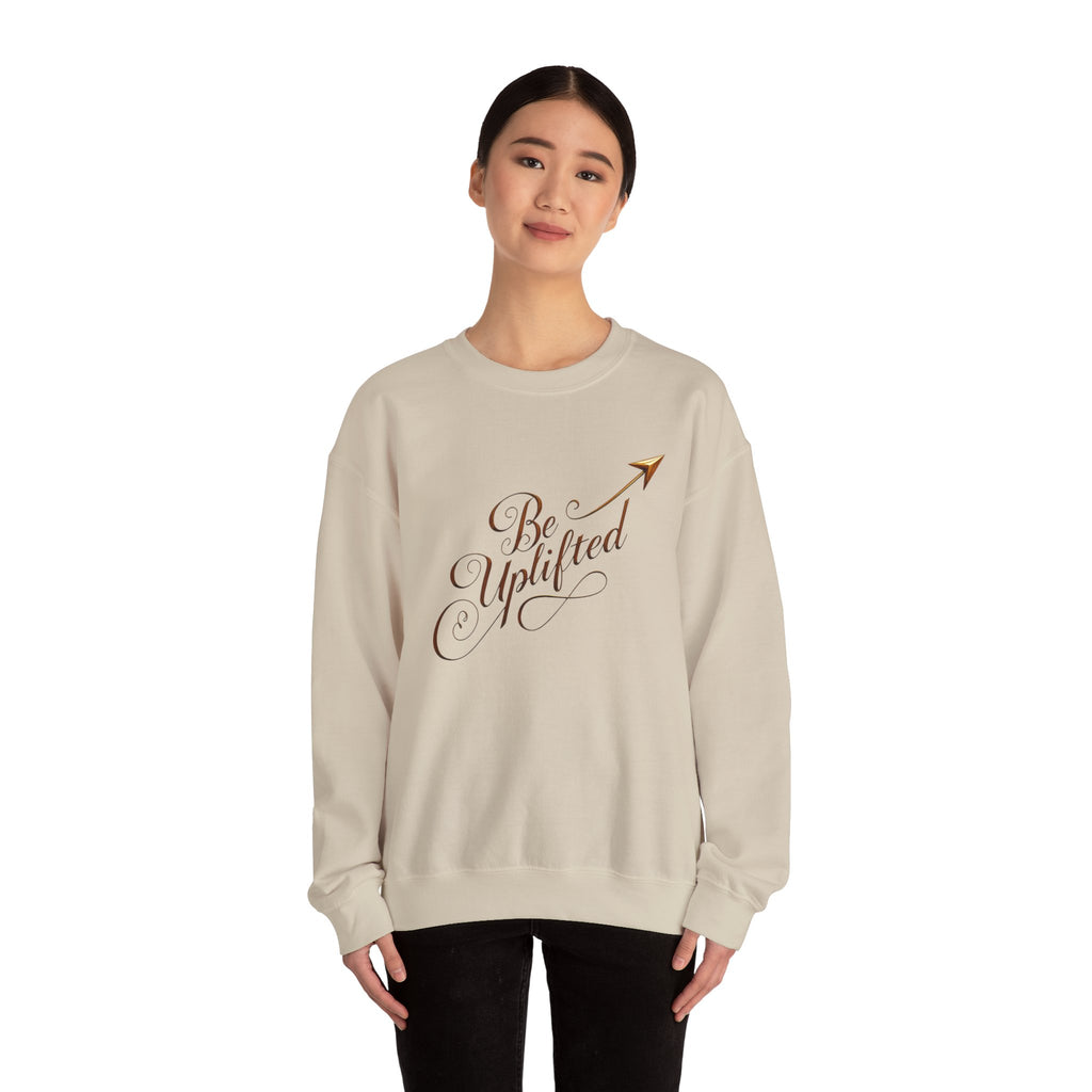 Be Uplifted Script Arrow sweatshirt | Soul Mind Illustration Sweatshirt