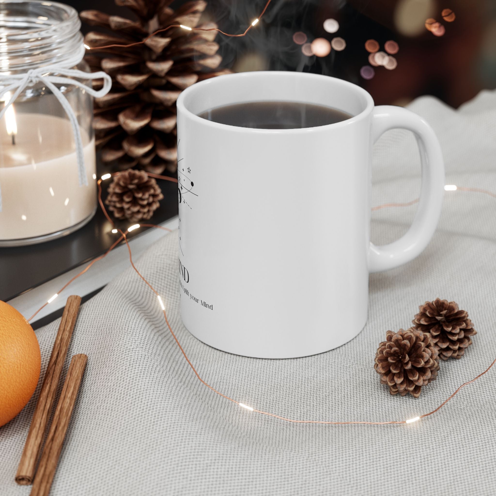Soul Mind celestial face mug | spiritual astrology ceramic mug