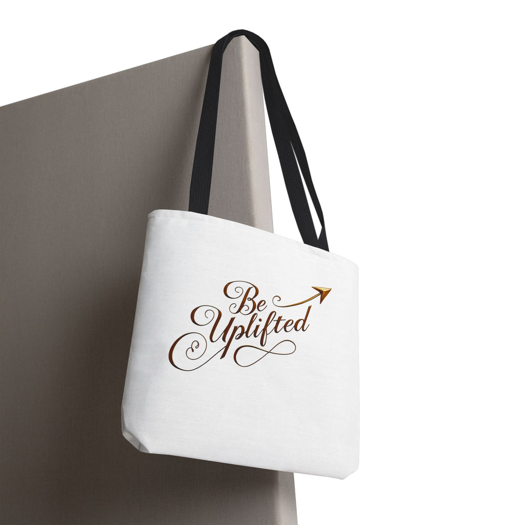 Be Uplifted script airplane Tote Bag | Soul Mind minimalist face Tote Bag