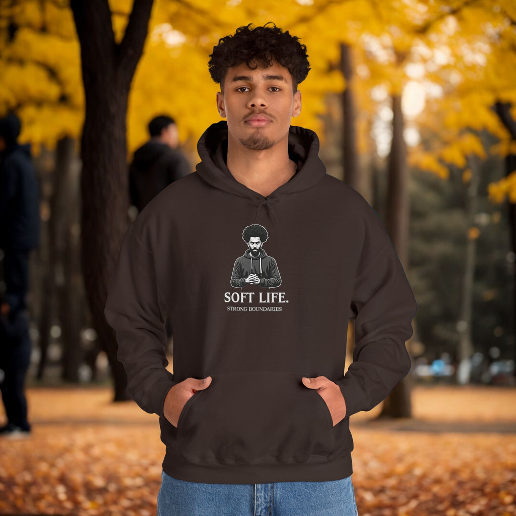 Soft Life S.M.S Hoodie – Retro Cool Vintage Portrait Pullover