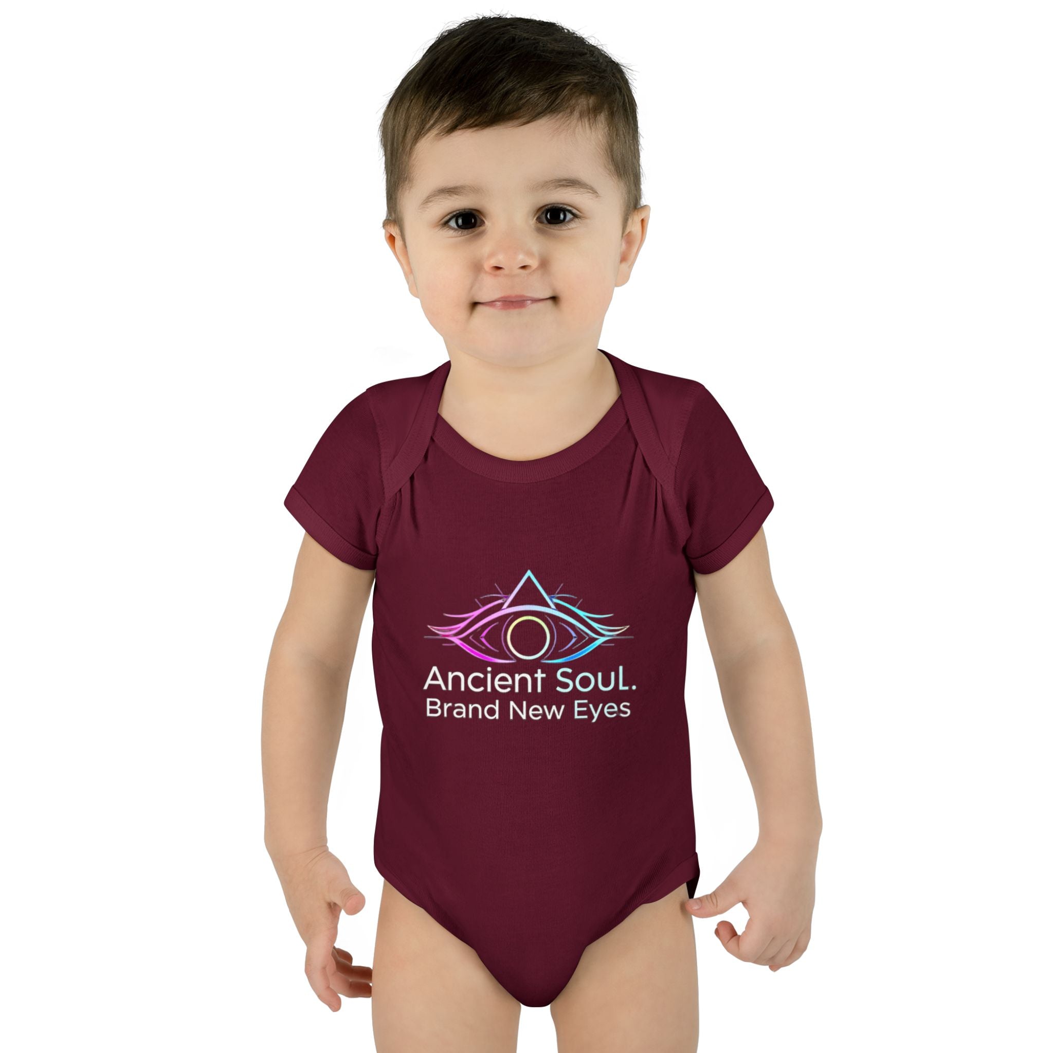Infant Bodysuit - "Ancient Soul. Brand New Eyes" Mystical Eye Baby One-Piece