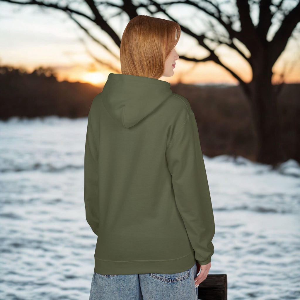 Soft-Spoken Brown Hoodie — 'Soft. Safe.' Comfort Fleece