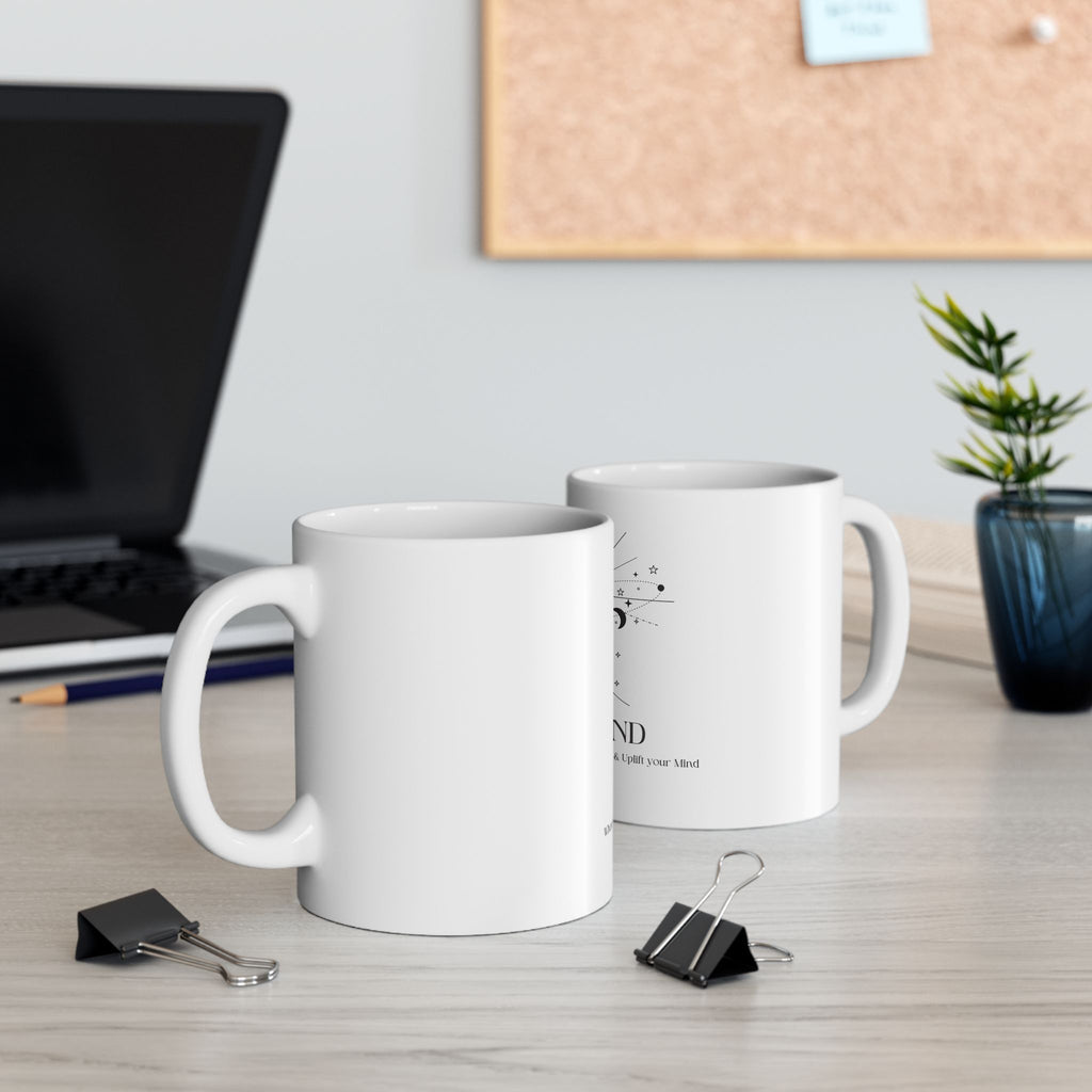 Soul Mind celestial face mug | spiritual astrology ceramic mug