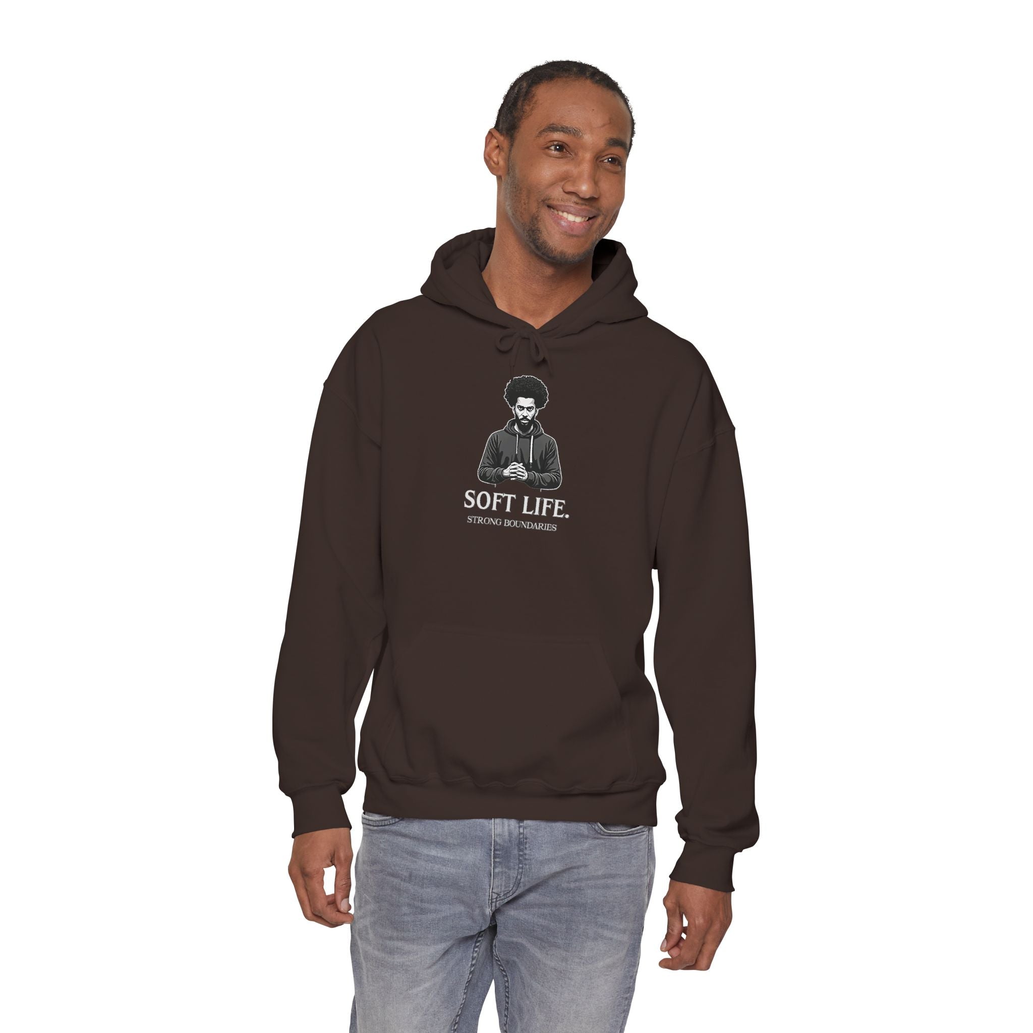 Soft Life S.M.S Hoodie – Retro Cool Vintage Portrait Pullover