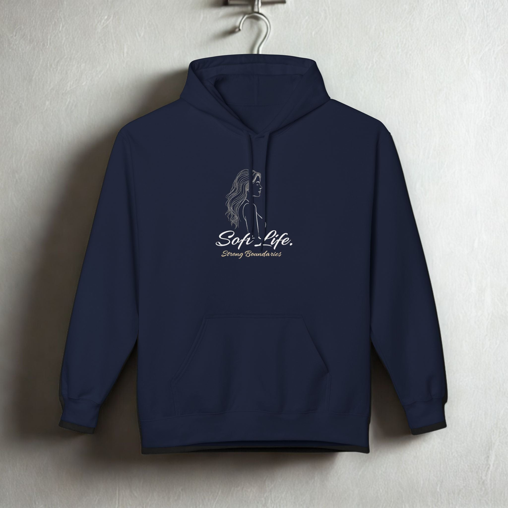 Soft-Spoken Brown Hoodie — 'Soft. Safe.' Comfort Fleece