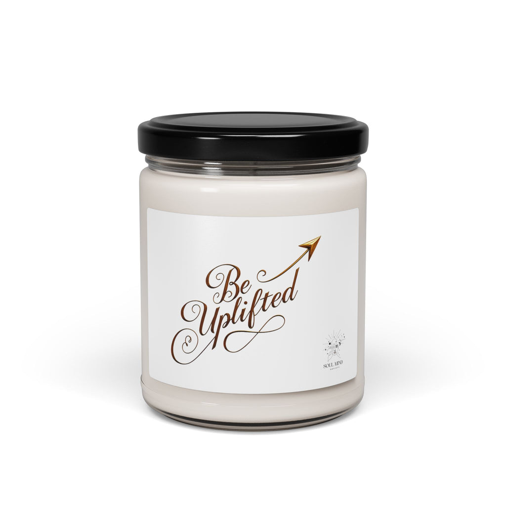 Be Uplifted arrow script Candle | Scented Soy 9oz