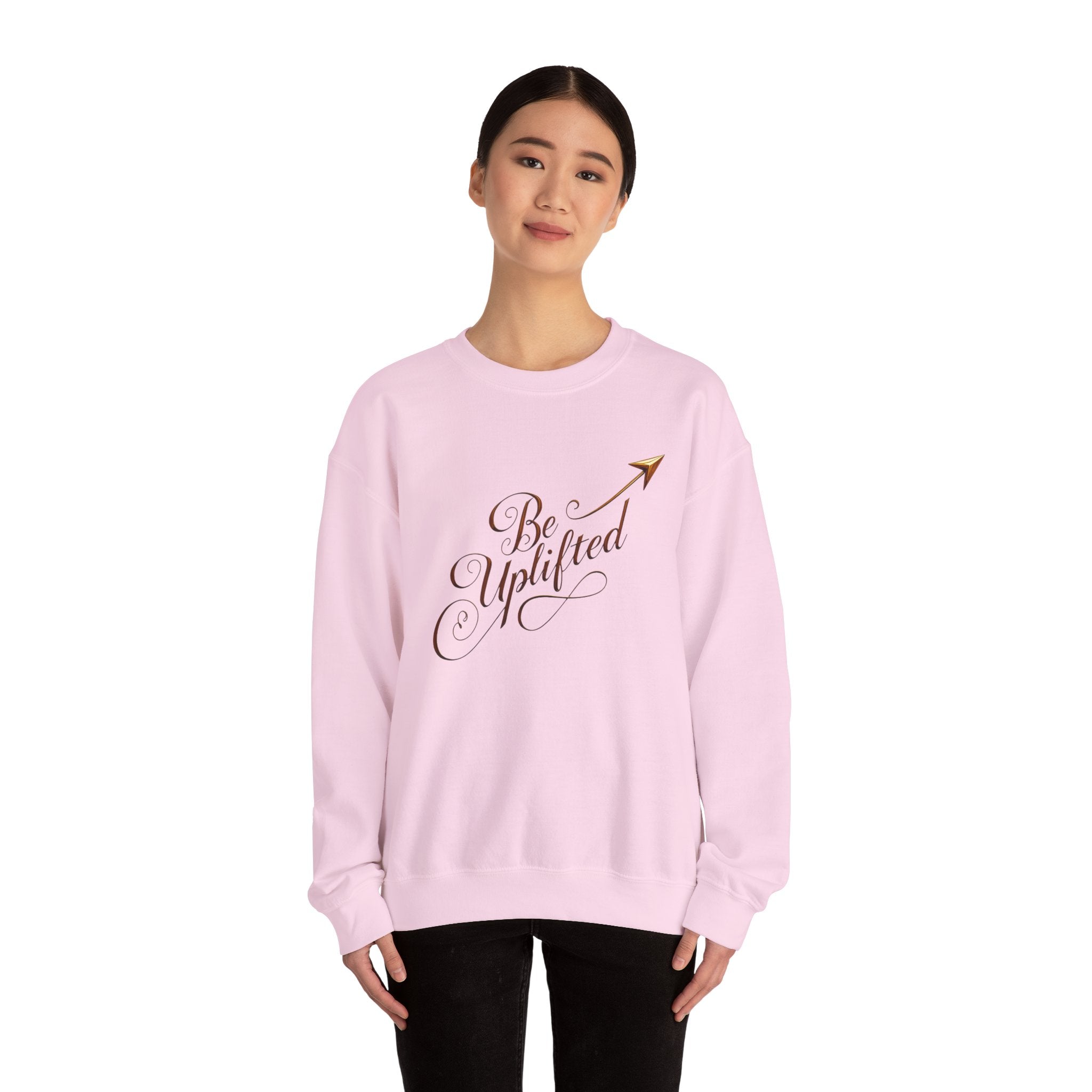 Be Uplifted Script Arrow sweatshirt | Soul Mind Illustration Sweatshirt
