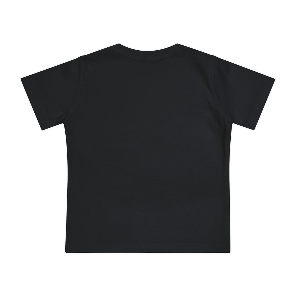 Baby T-Shirt — "Woven from Stardust and Intention" Colorful Cosmic Graphic