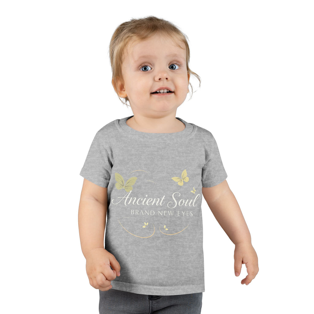 Ancient Soul Toddler T-Shirt – Butterfly Graphic, Spiritual Baby Gift