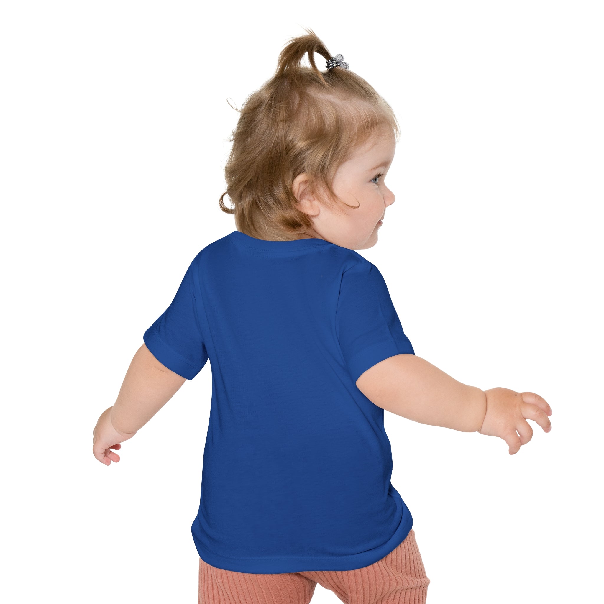 Baby T-Shirt — "Woven from Stardust and Intention" Colorful Cosmic Graphic