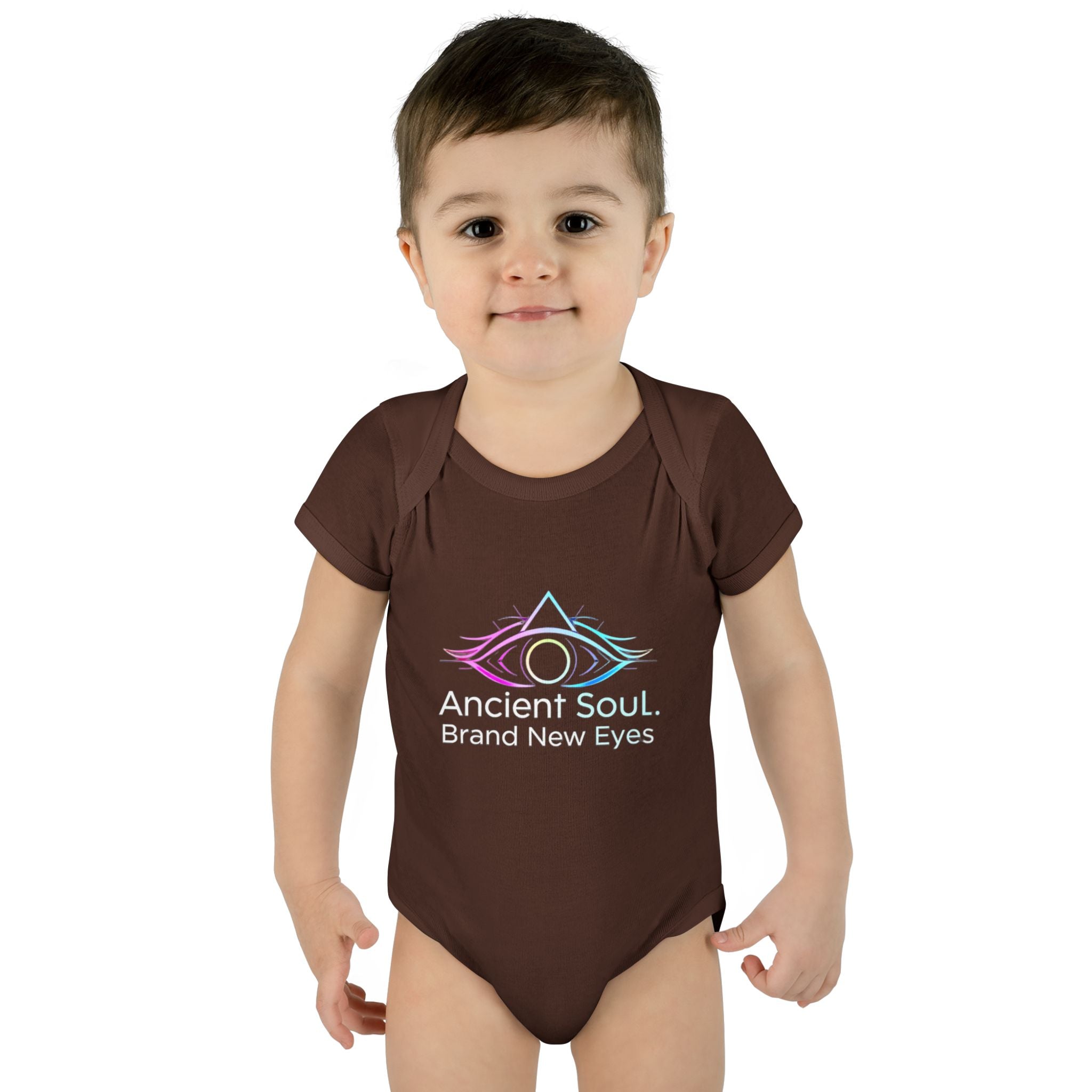 Infant Bodysuit - "Ancient Soul. Brand New Eyes" Mystical Eye Baby One-Piece