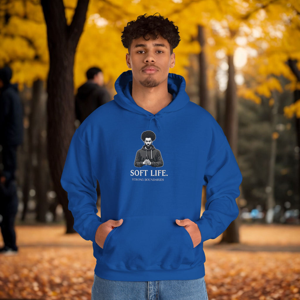 Soft Life S.M.S Hoodie – Retro Cool Vintage Portrait Pullover