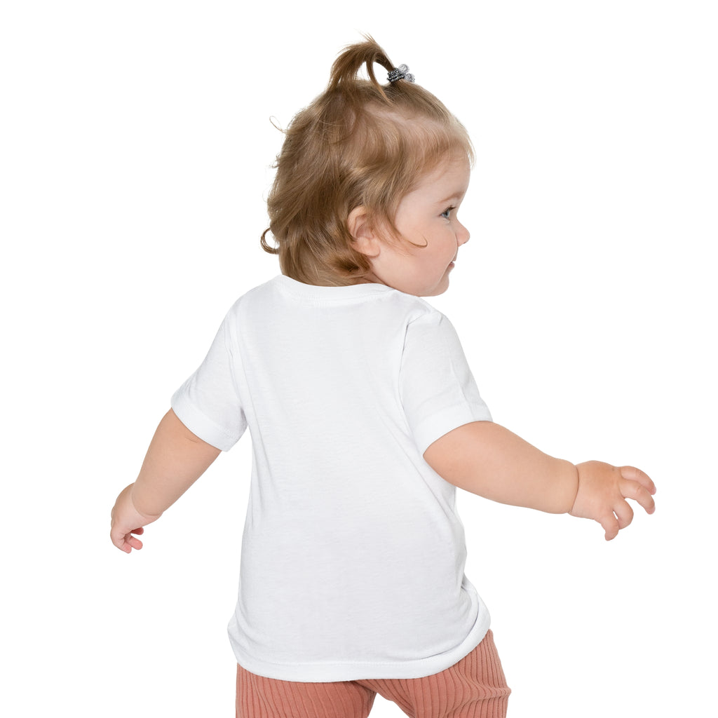 Baby T-Shirt — "Woven from Stardust and Intention" Colorful Cosmic Graphic