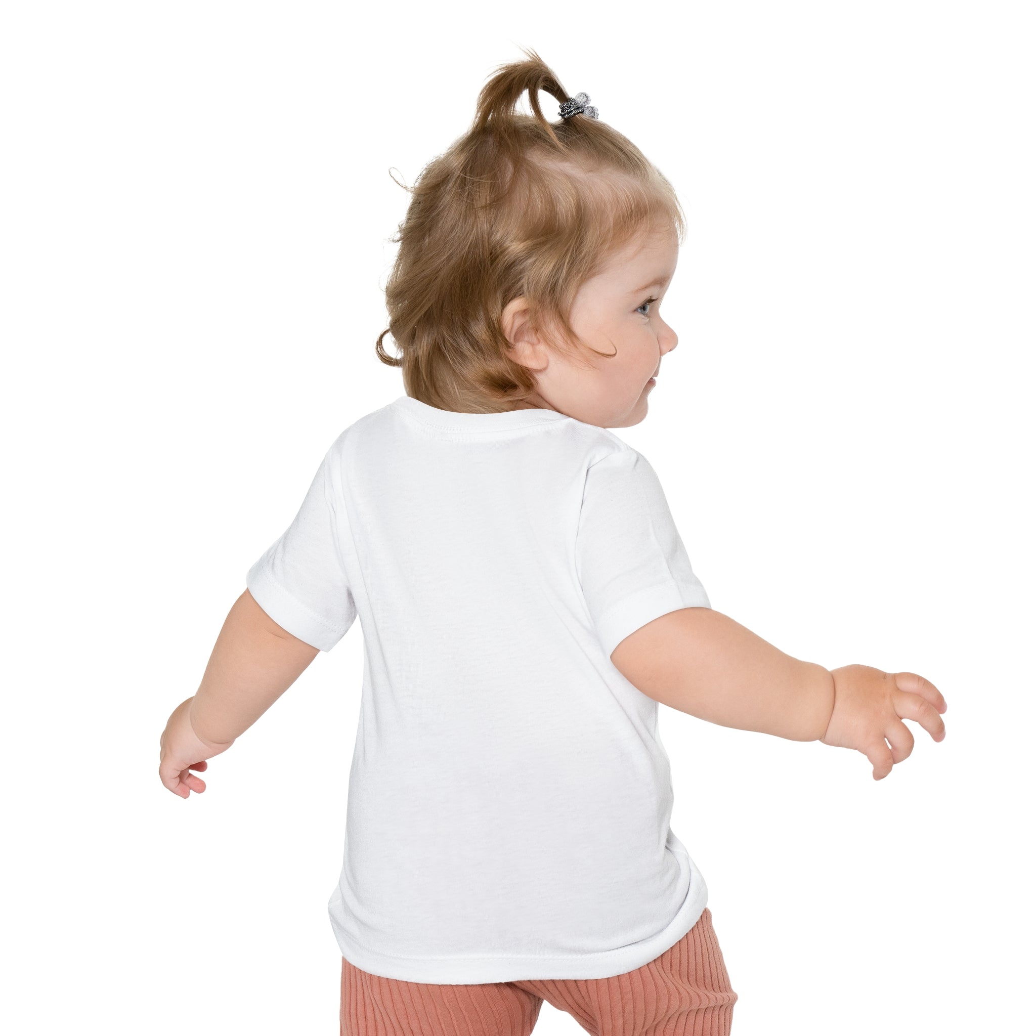 Baby T-Shirt — "Woven from Stardust and Intention" Colorful Cosmic Graphic
