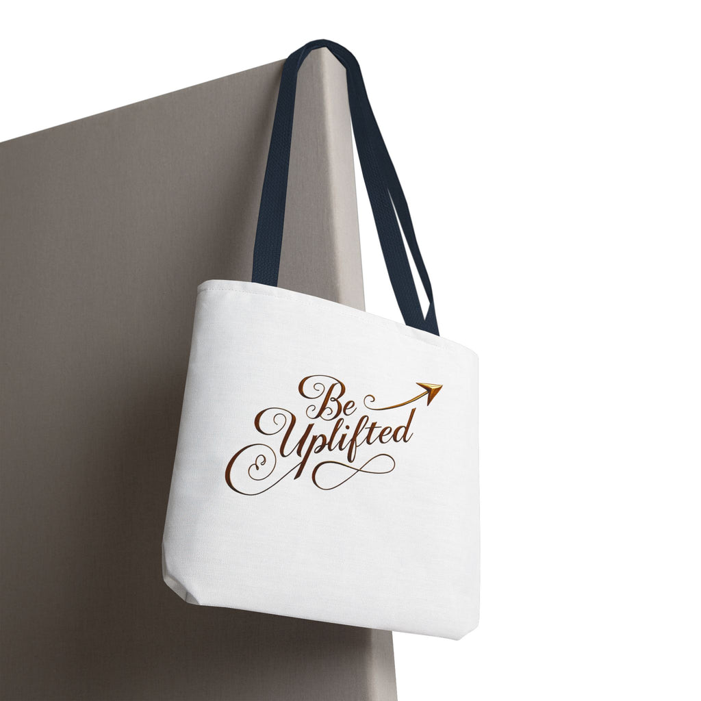 Be Uplifted script airplane Tote Bag | Soul Mind minimalist face Tote Bag