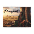 Disciplined Meditation Canvas Print — "Grounded and Unmoved" Wall Art