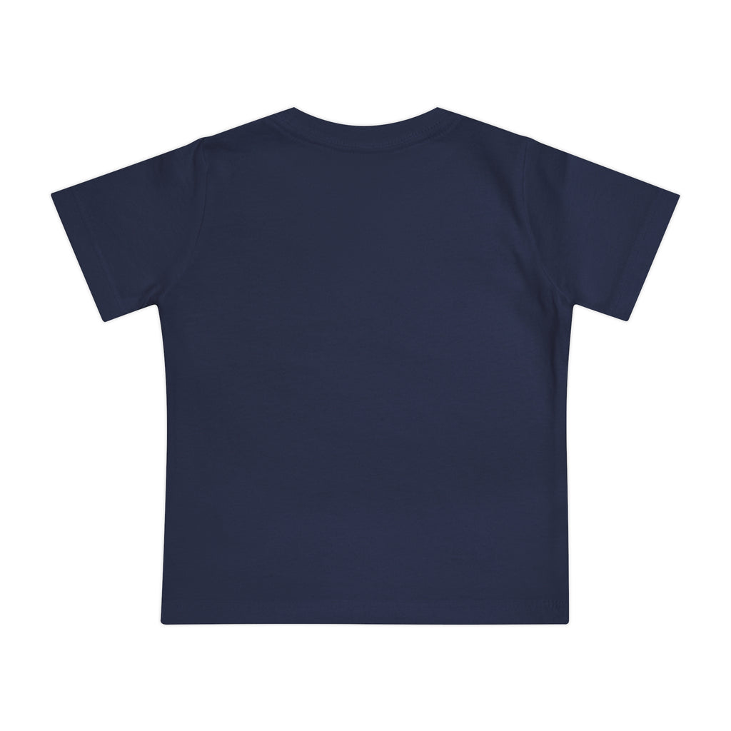 Baby T-Shirt — "Woven from Stardust and Intention" Colorful Cosmic Graphic