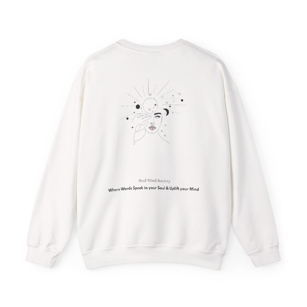 Be Uplifted Script Arrow sweatshirt | Soul Mind Illustration Sweatshirt