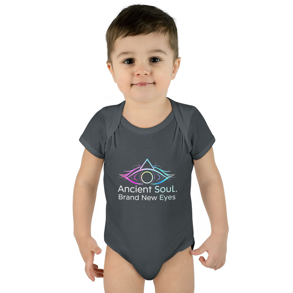 Infant Bodysuit - "Ancient Soul. Brand New Eyes" Mystical Eye Baby One-Piece
