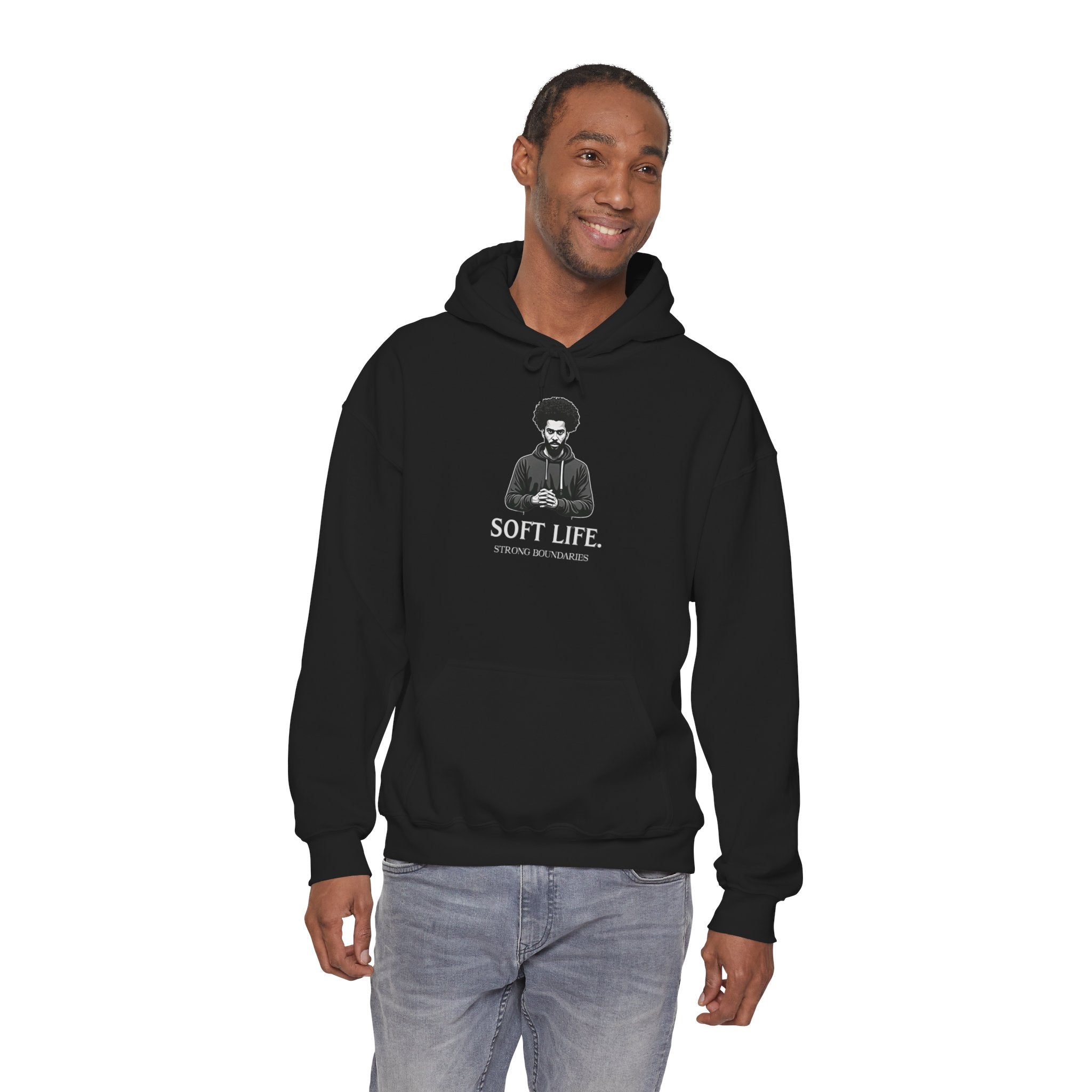 Soft Life S.M.S Hoodie – Retro Cool Vintage Portrait Pullover