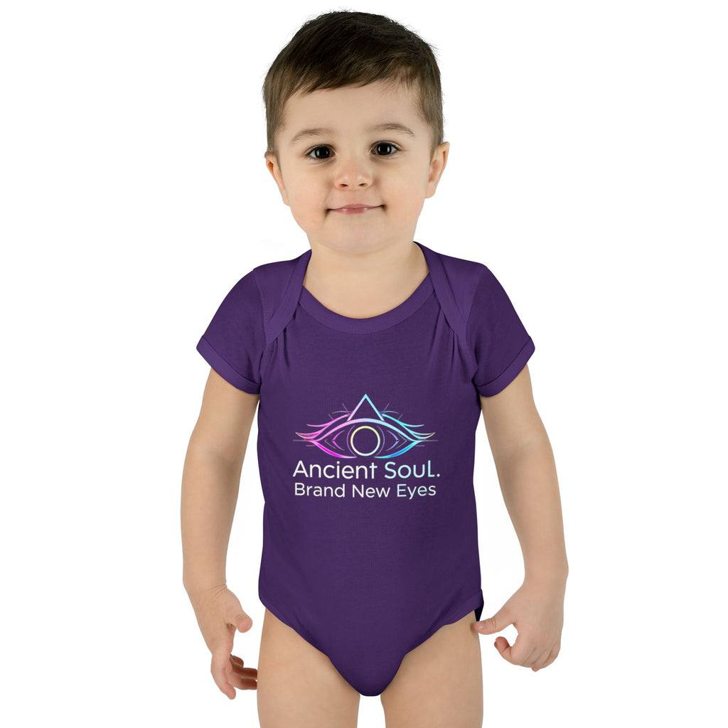 Infant Bodysuit - "Ancient Soul. Brand New Eyes" Mystical Eye Baby One-Piece
