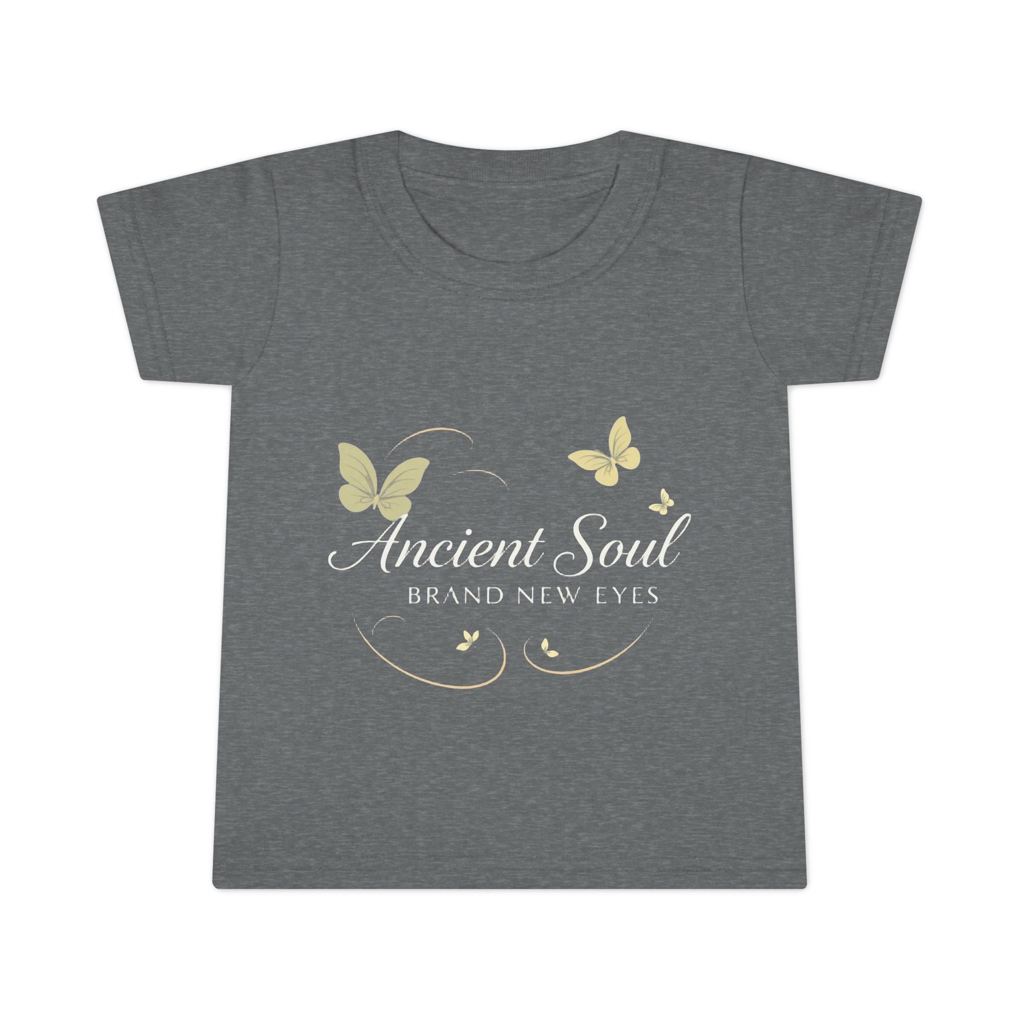 Ancient Soul Toddler T-Shirt – Butterfly Graphic, Spiritual Baby Gift