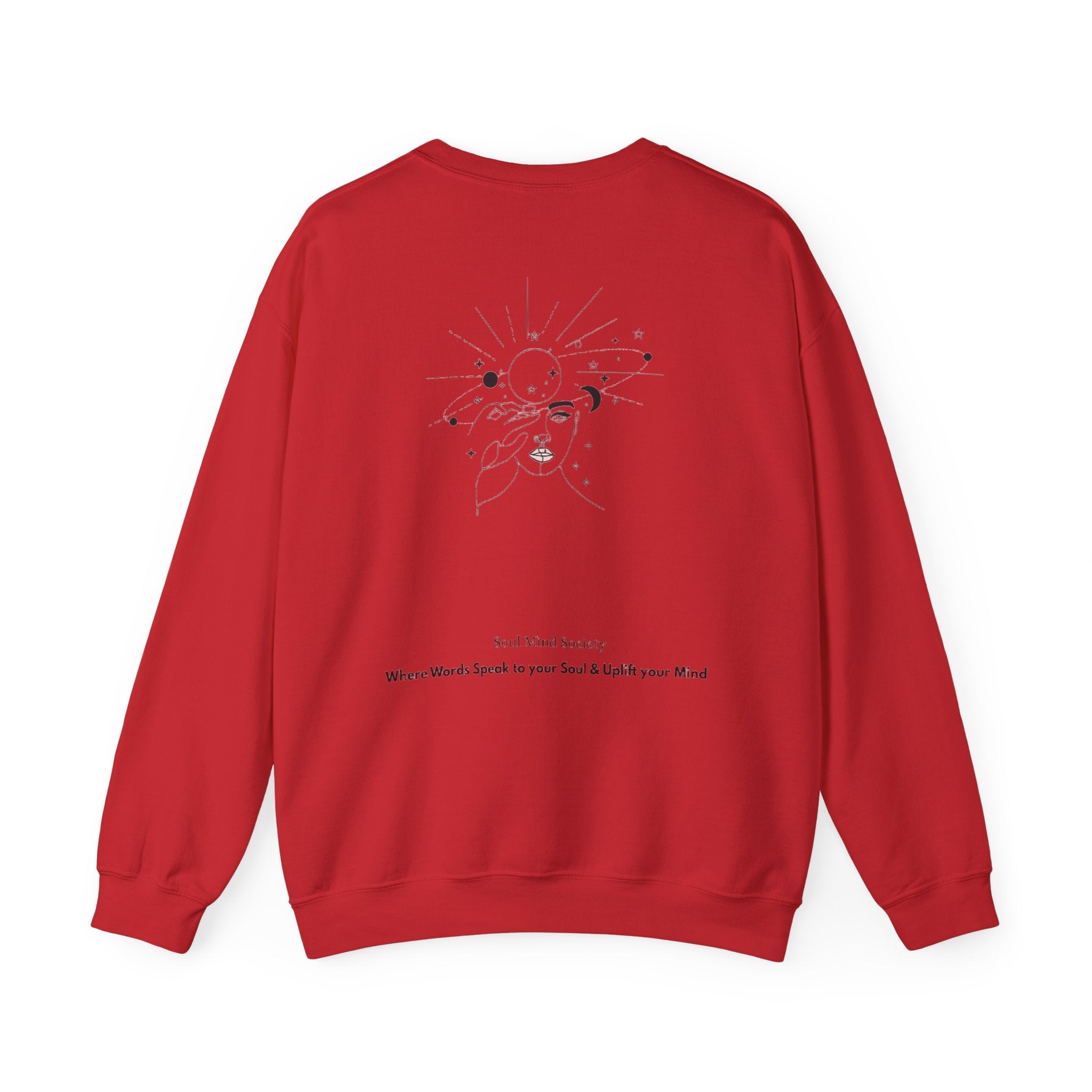 Be Uplifted Script Arrow sweatshirt | Soul Mind Illustration Sweatshirt