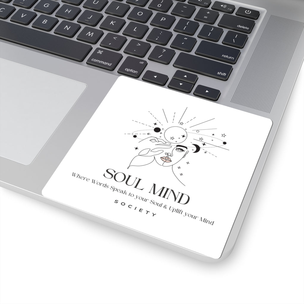 Soul Mind celestial face sticker | Kiss-Cut Sticker