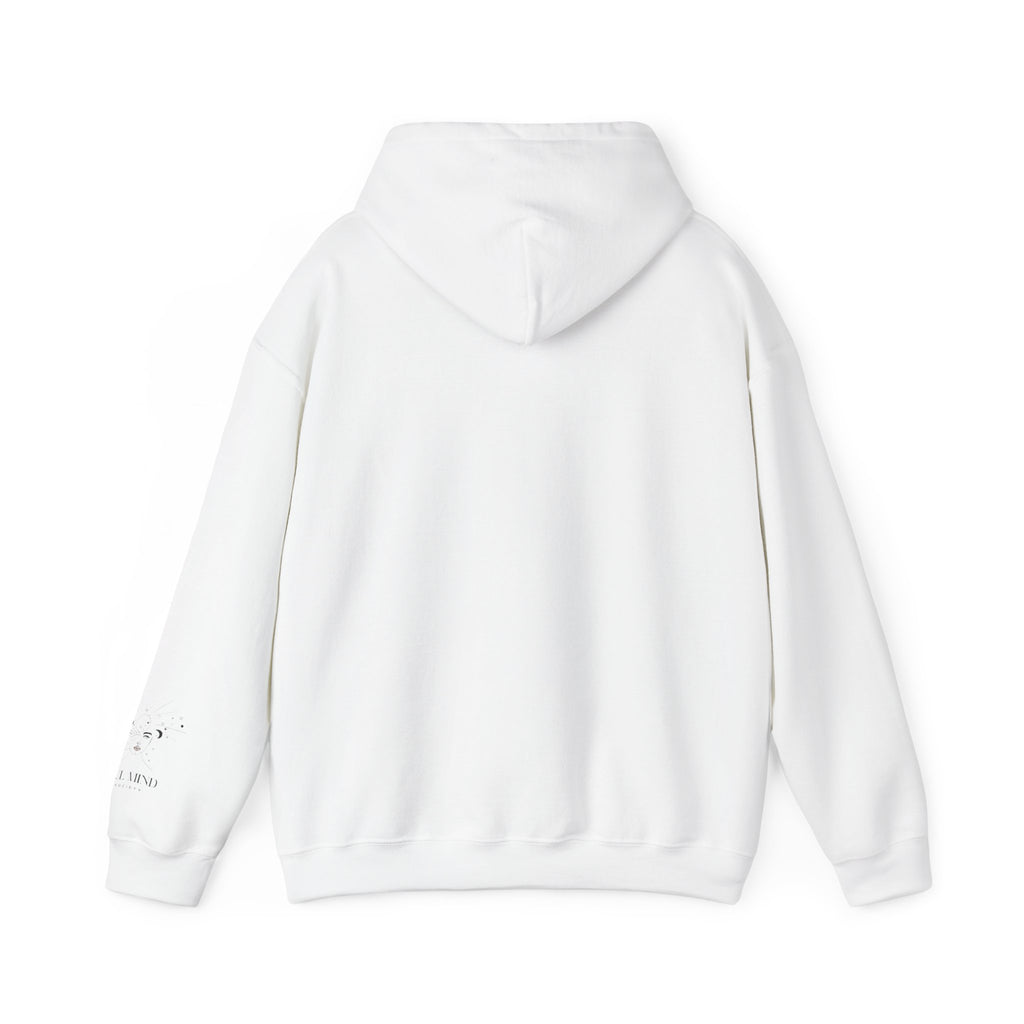 Be Uplifted hoodie | Gothic script cross design
