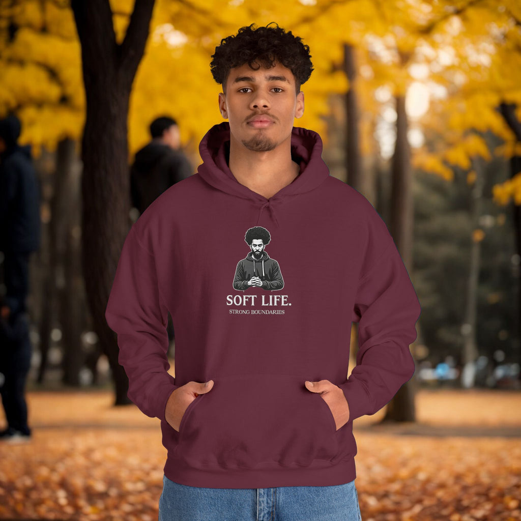 Soft Life S.M.S Hoodie – Retro Cool Vintage Portrait Pullover