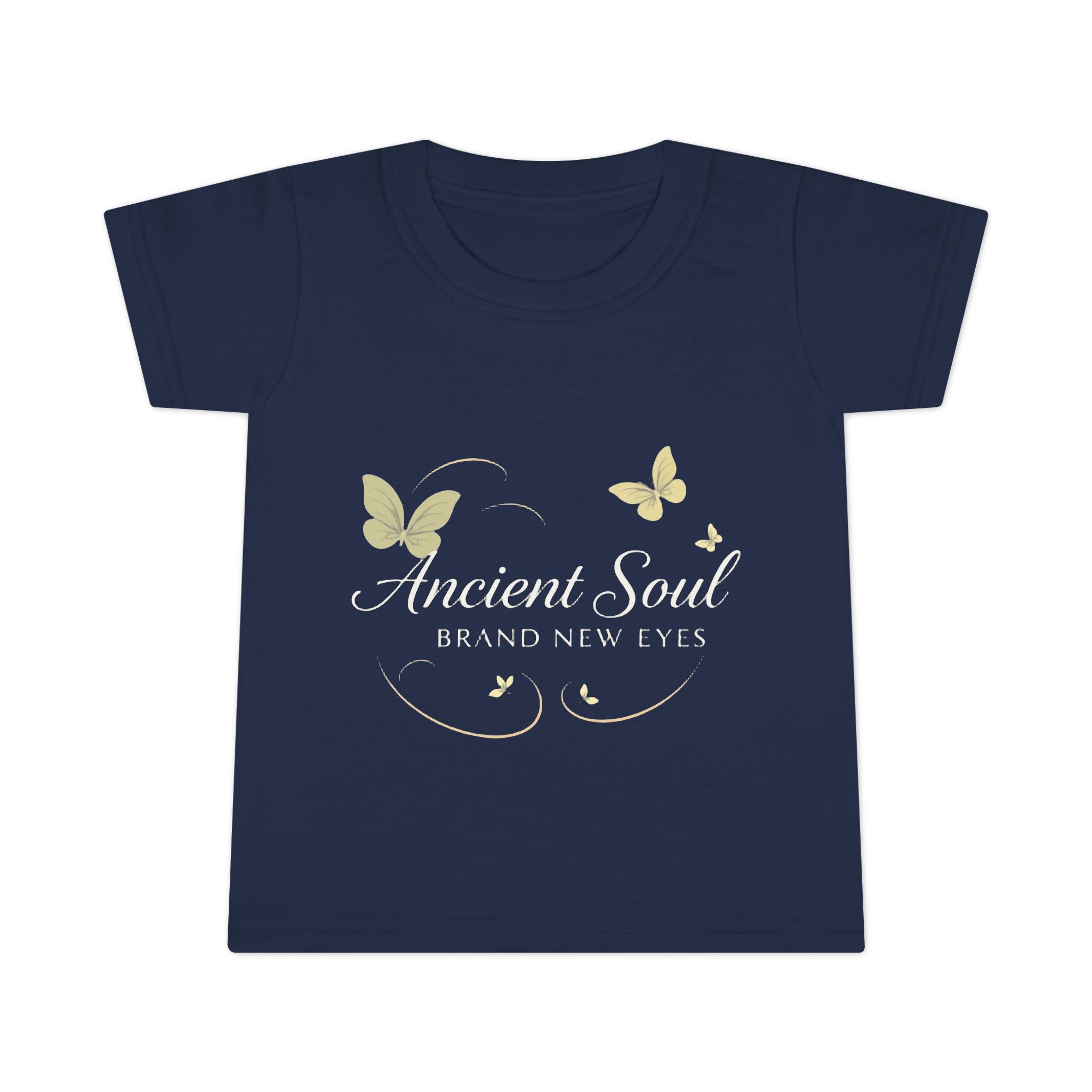 Ancient Soul Toddler T-Shirt – Butterfly Graphic, Spiritual Baby Gift