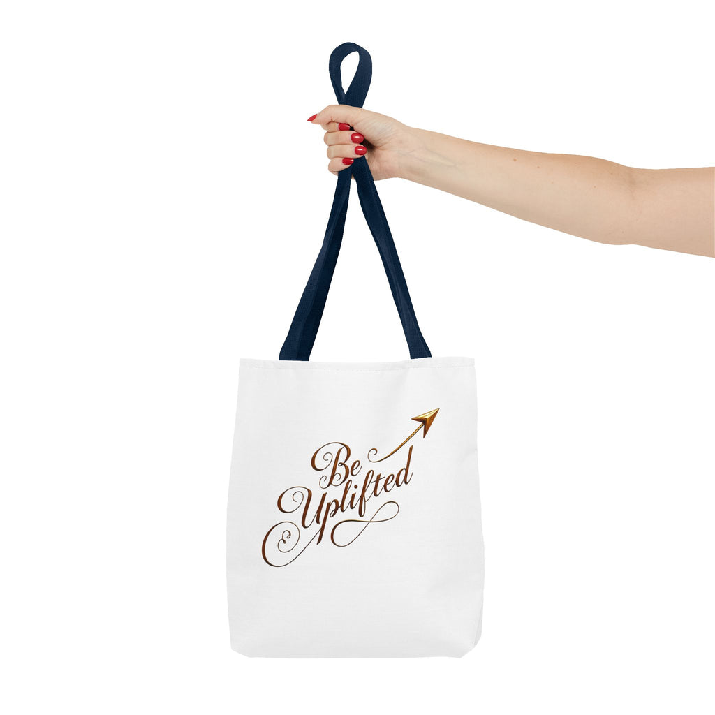 Be Uplifted script airplane Tote Bag | Soul Mind minimalist face Tote Bag