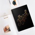 Be Inspired Script Calligraphy Spiral Notebook | Ruled Journal