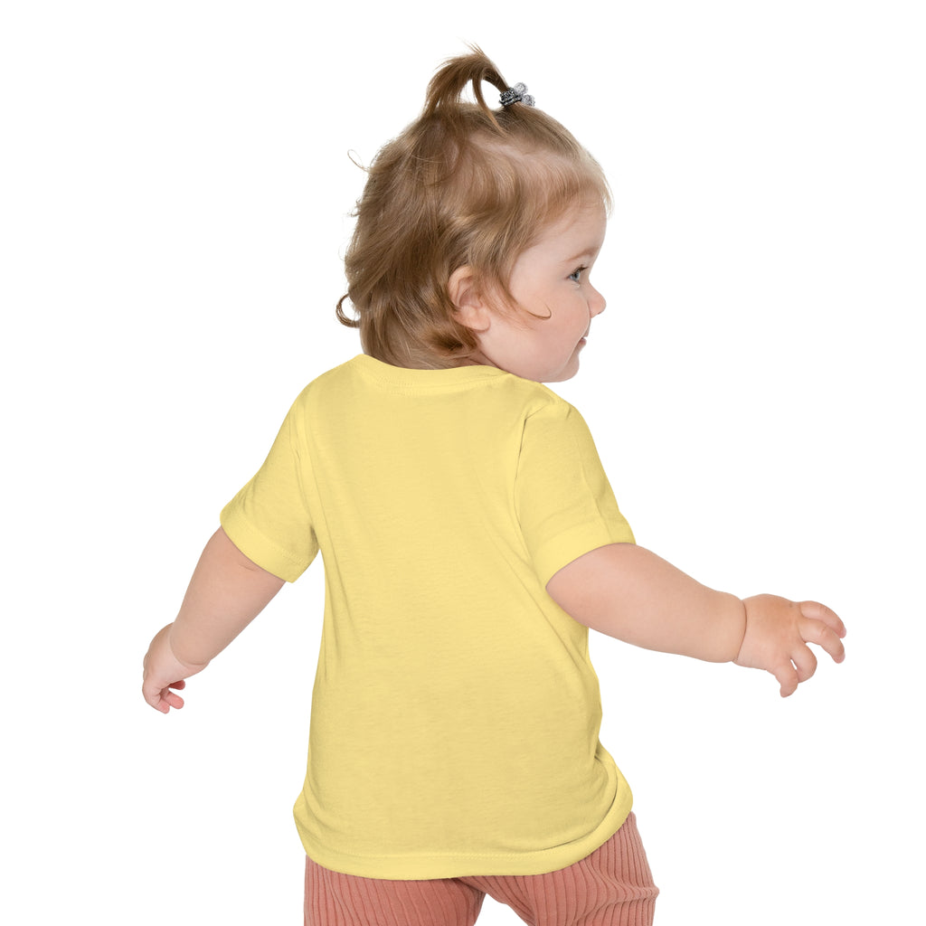 Baby T-Shirt — "Woven from Stardust and Intention" Colorful Cosmic Graphic