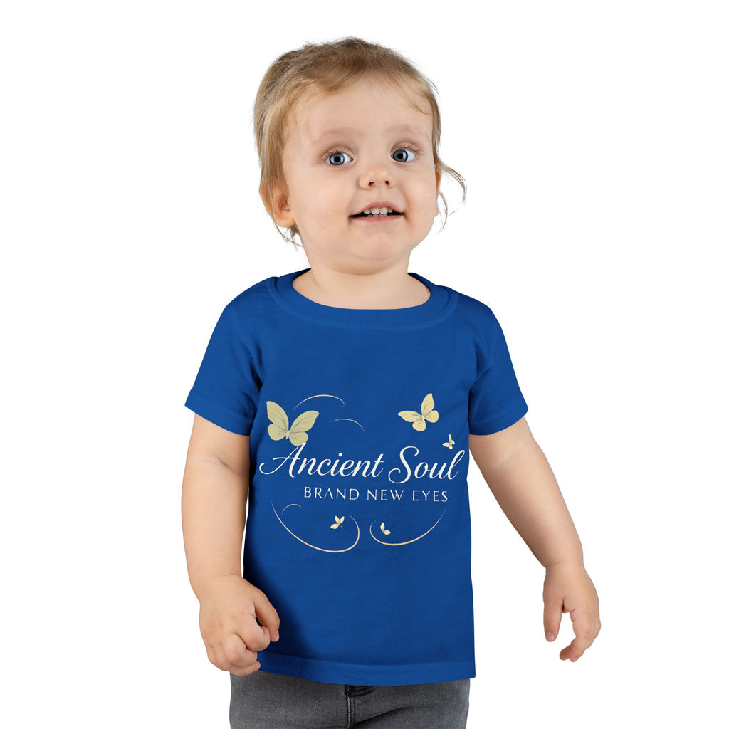 Ancient Soul Toddler T-Shirt – Butterfly Graphic, Spiritual Baby Gift