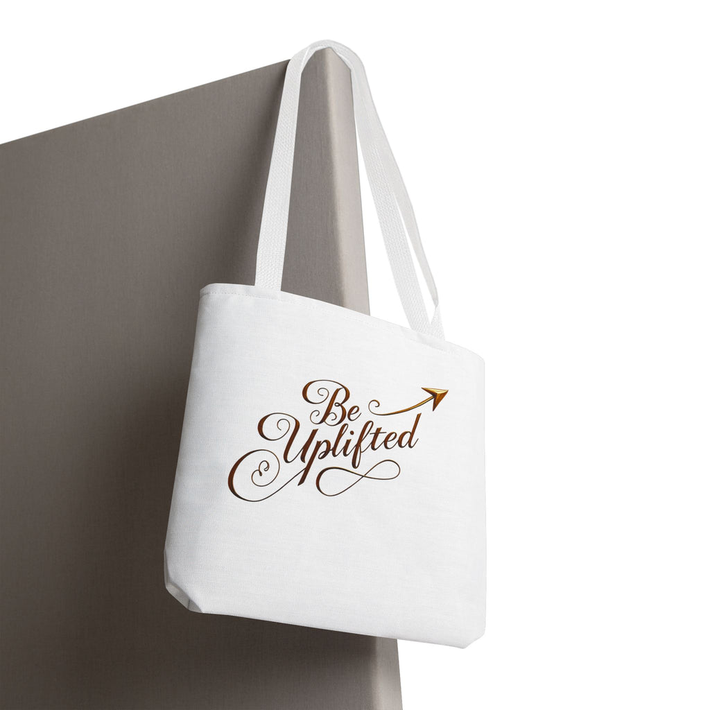 Be Uplifted script airplane Tote Bag | Soul Mind minimalist face Tote Bag