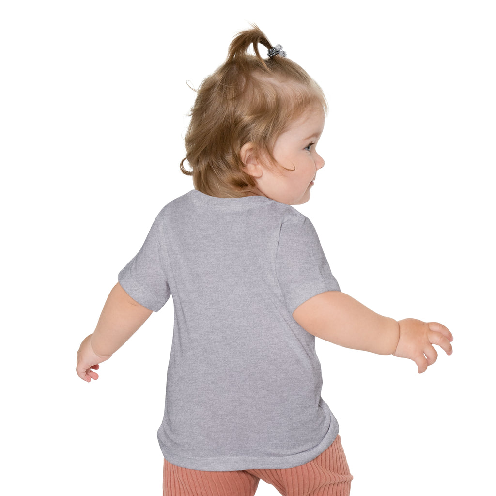Baby T-Shirt — "Woven from Stardust and Intention" Colorful Cosmic Graphic