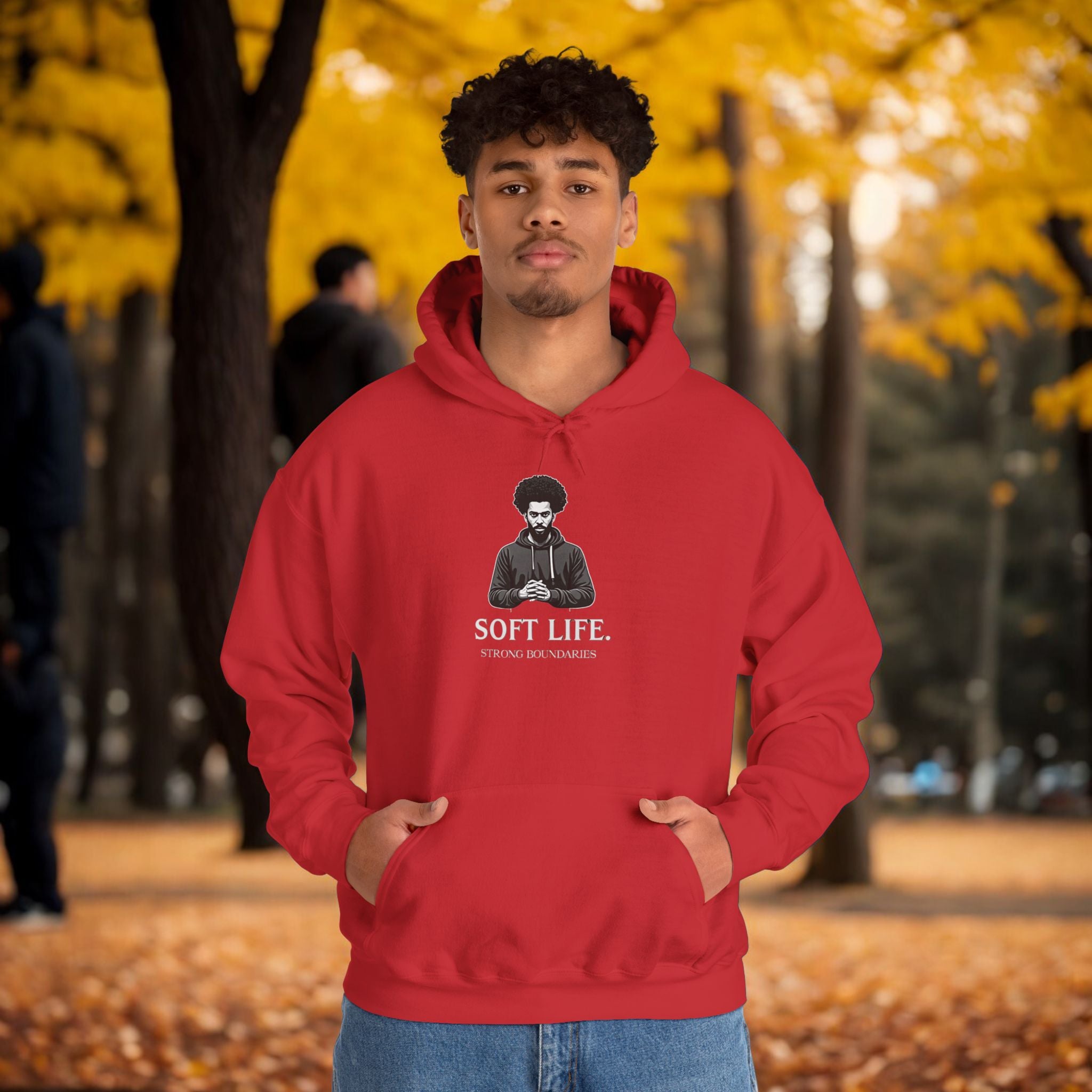 Soft Life S.M.S Hoodie – Retro Cool Vintage Portrait Pullover